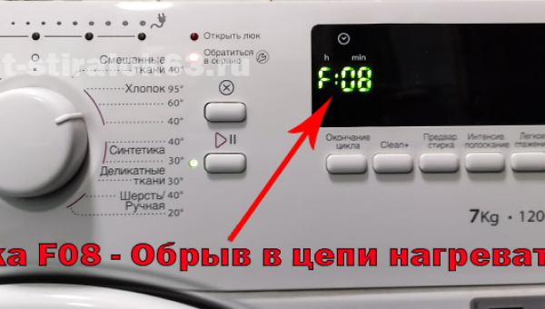 Whirlpool коды ошибкок стиральной машины